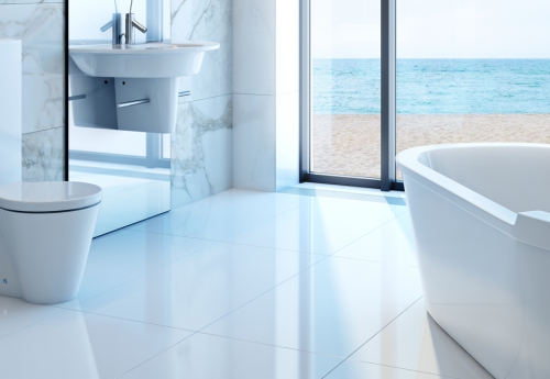 Salle de bain en marbre Salle de bain en marbre